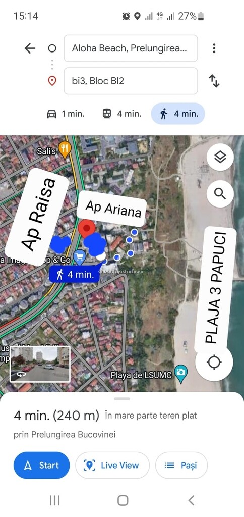 Apartament Raisa Plaja 3 Papuci